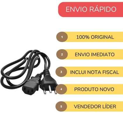 Imagem de Cabo de Força Tripolar 220V 110V Confiável e Seguro