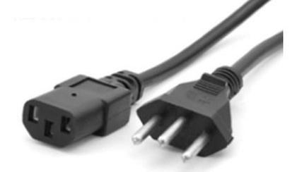 Imagem de Cabo De Força Tripolar Fonte Pc 1,5m 3c X 75 Mm 10a Inmetro