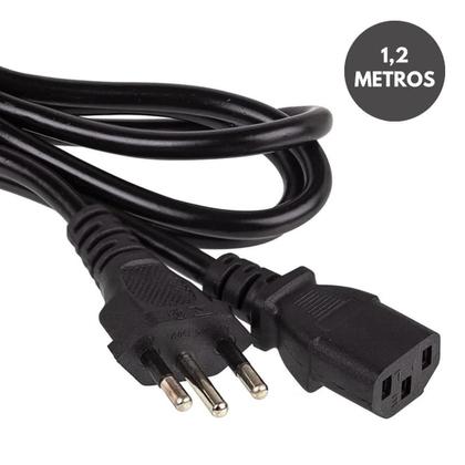 Imagem de Cabo de Força Tripolar para PC e Monitor - Resistente a Danos