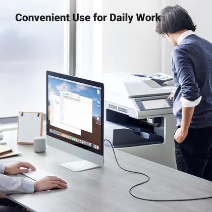 Imagem de Cabo de impressora USB UGREEN USB A a B 2.0 de alta velocidade 3m