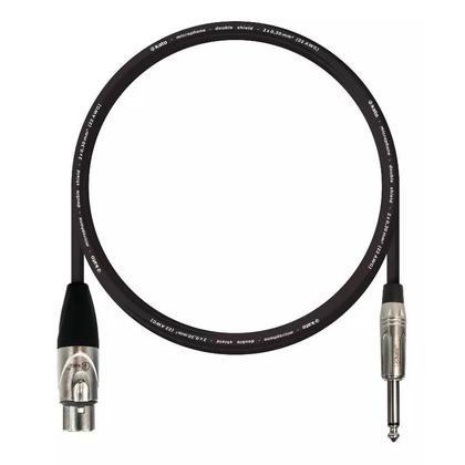 Imagem de Cabo de microfone desbalanceado xlrf p10 kato k2 3 metros