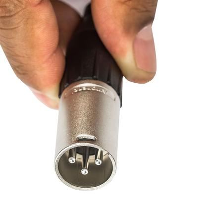 Imagem de Cabo de Microfone P10 Estereo Para XLR Macho, Amphenol - 5 Metros