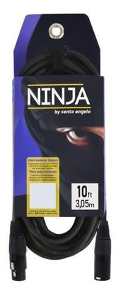Imagem de Cabo De Microfone Xlr Macho/fêmea Balanceado 3 Metros Ninja Santo Angelo