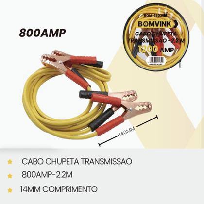 Imagem de Cabo De Partida 800A Com Garras Antifaísca