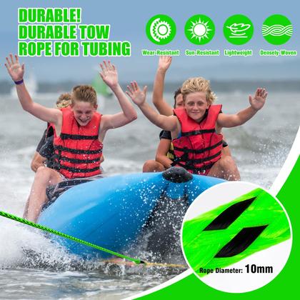 Imagem de Cabo de reboque de barco SETYPARY 4K 18m para tubos rebocáveis de 1-4 pessoas