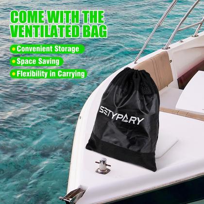 Imagem de Cabo de reboque de barco SETYPARY 4K 18m para tubos rebocáveis de 1-4 pessoas