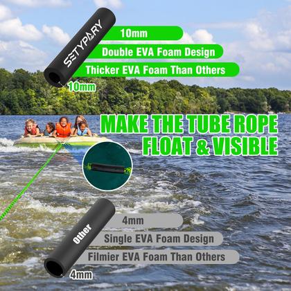 Imagem de Cabo de reboque de barco SETYPARY 4K 18m para tubos rebocáveis de 1-4 pessoas