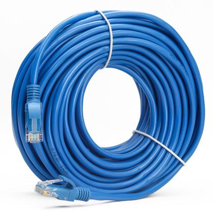 Imagem de Cabo de Rede 15 Metros RJ45 Cat5E Patch Cord UTP LAN Internet