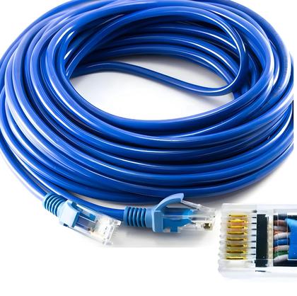 Imagem de Cabo de Rede 20 Metros Conector RJ45 Cat6 10.2 Gbps MiniMen