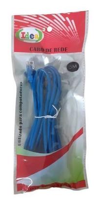 Imagem de Cabo De Rede 3 Mts P Ethernet Internet Rj45 Patch Cord  - 5e