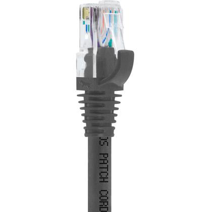 Imagem de Cabo De Rede 30 Centímetros Patch Cord Cat6 UTP 100% Cobre Cinza