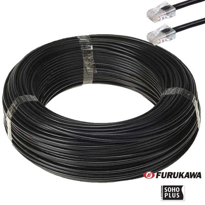 Imagem de Cabo De Rede Anatel Furukawa Montado 10 Metros Cat5e Preto