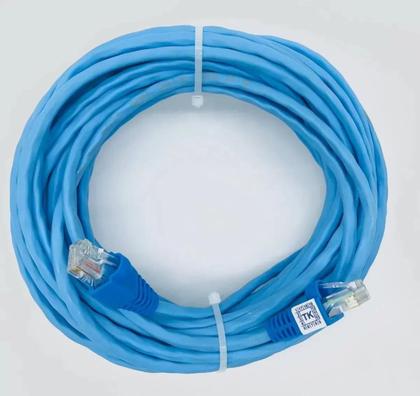 Cabo de rede azul -- rolo c/ 20 Metros -- CFTV -- Internet -- Montado - ULTRA/INFINITY Imagem de Cabo de rede azul -- rolo c/ 20 Metros -- CFTV -- Internet -- Montado