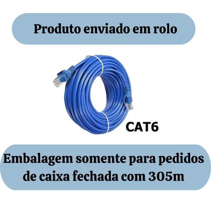 Imagem de Cabo de Rede Azul Utp Rj45 Cat6 Furukawa Sohoplus 15 Metros