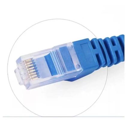 Imagem de Cabo De Rede Cat5E 3 Metros Ethernet Lan Giga 10/1000