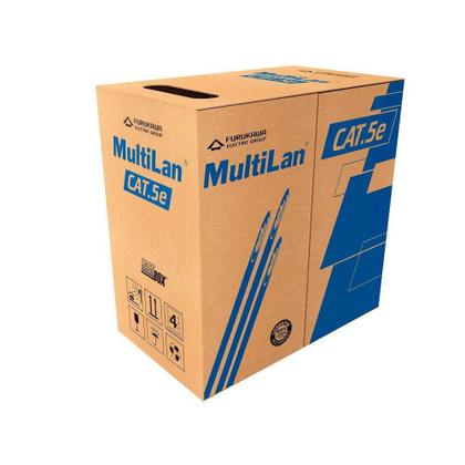 Imagem de Cabo de Rede Cat5e U/UTP CM Multilan Furukawa Azul
