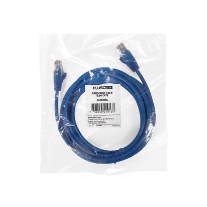 Imagem de Cabo de Rede CAT6 0,5 Metros CAT605BL Patch Cord Plus Cable