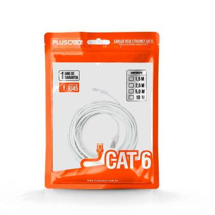 Imagem de Cabo de Rede CAT6 10 Metros PC-ETH6U100WH Patch Cord