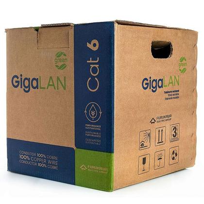 Imagem de Cabo de Rede Cat6 Furukawa Gigalan Green caixa 305 metros - Verde