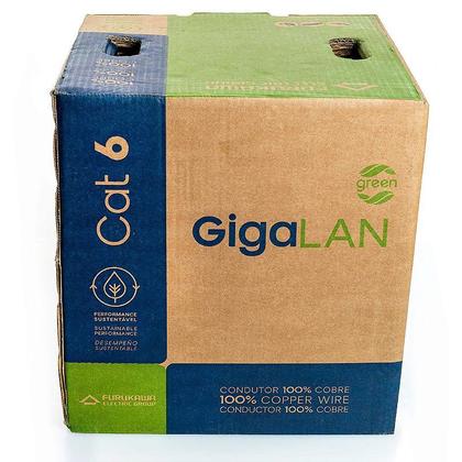 Imagem de Cabo de Rede Cat6 Furukawa Gigalan Green caixa 305 metros - Verde
