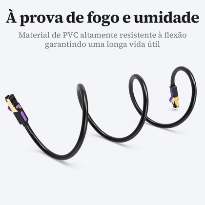 Imagem de Cabo de Rede Cat7 20 Metro Ethernet Lan Giga 10 Gbps Vention