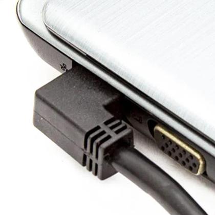 Imagem de Cabo De Rede Cat7 Plug 90 Graus Para Lateral - 15 Metros