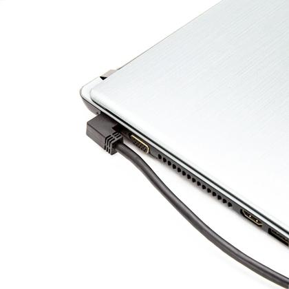 Imagem de Cabo De Rede Cat7 Plug 90 Graus Para Lateral - 15 Metros