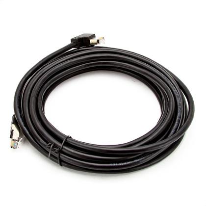 Imagem de Cabo de Rede Cat7 Plug 90 Graus para Lateral - 5 Metros