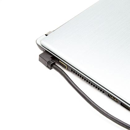 Imagem de Cabo de Rede Cat7 Plug 90 Graus para Lateral - 5 Metros