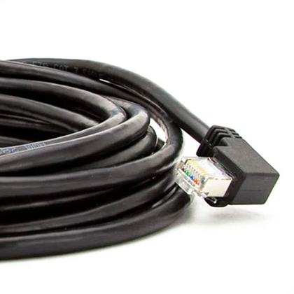 Imagem de Cabo de Rede Cat7 Plug 90 Graus para Lateral - 5 Metros