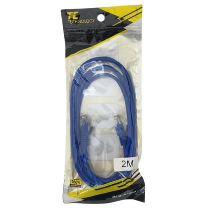 Imagem de Cabo de Rede Ethernet cat6 cabo ethernet Com RJ45  2M TC