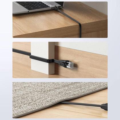 Imagem de Cabo De Rede Ethernet Flat Cat6 U/utp Ugreen 50174 2 Metros