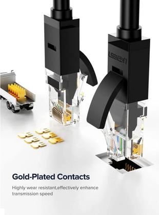 Imagem de Cabo De Rede Ethernet Flat Cat6 U/utp Ugreen 50174 2 Metros