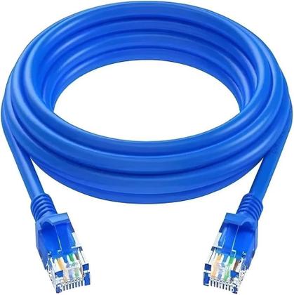Imagem de Cabo de Rede Ethernet Patch Cord RJ45 Cat5e UTP- 3 Metros