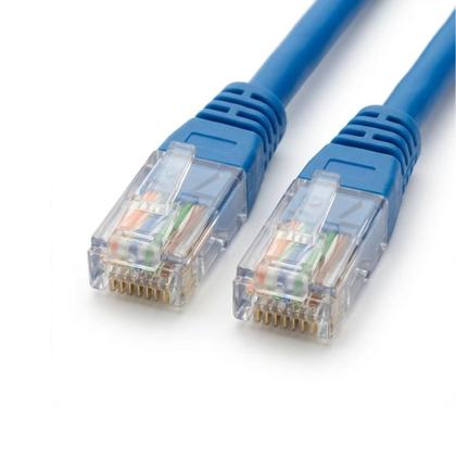 Imagem de Cabo De Rede Furukawa Patch Cord CAT.6 U/UTP CMX 1,5M Azul - T568A/B