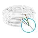 Imagem de Cabo de rede / Internet / Montado / Branco -- rolo c/ 20 Metros