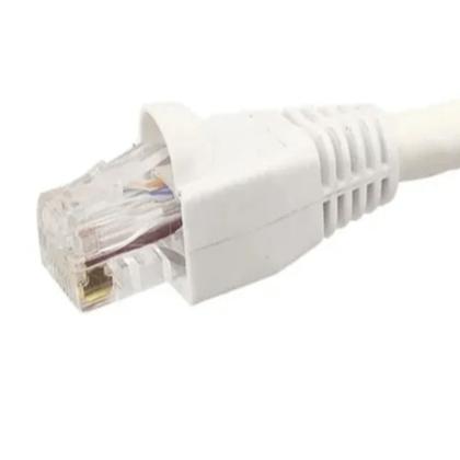 Imagem de Cabo de rede Internet Montado Branco rolo c/ 30 Metros