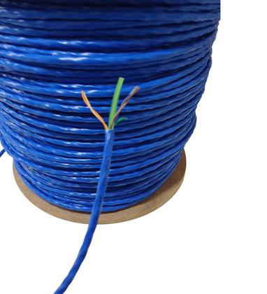 Imagem de Cabo De Rede Lan Cat6 305m Giga conector rj45 blindado capa rj45