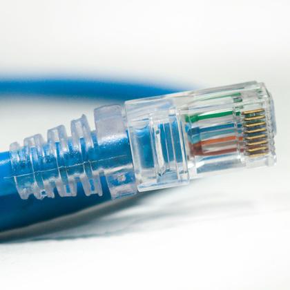 Imagem de Cabo De Rede Patch Cord 1 Metro CAT6 100% Cobre Azul Ethernet Lan Utp