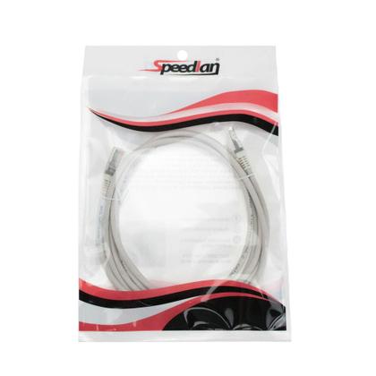 Imagem de Cabo de Rede Patch Cord Cat.5e 2m Montado Cinza