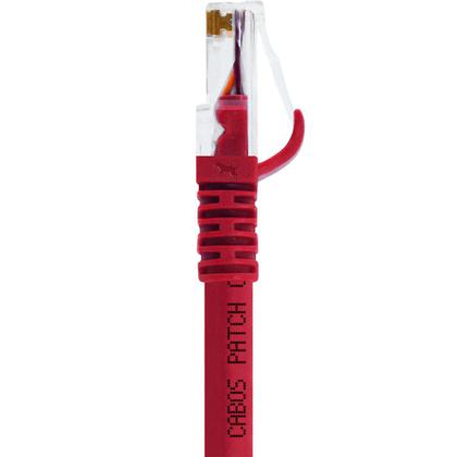 Imagem de Cabo de Rede Patch Cord Cat5e CCA 25 Metros Vermelho
