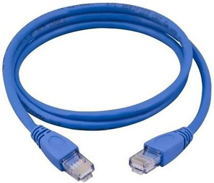 Imagem de Cabo de Rede Patch Cord CAT5E RJ45 Azul Exbom CBX-N5C10 1 Metro