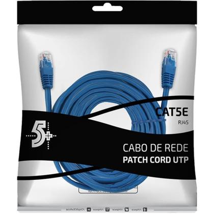 Imagem de Cabo de rede patch cord cat5e utp 25m azul - SANTANA CENTRO