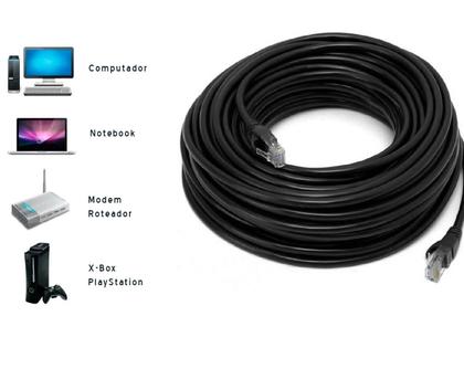 Imagem de Cabo De Rede Patch Cord Cat6 30 Metros 30m Cat 6 - Utp A