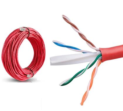 Imagem de Cabo De Rede Patch Cord Cat6 30metros 30m Cat6 Vermelho Giga