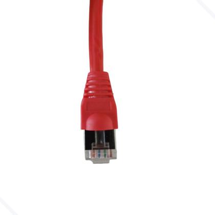 Imagem de Cabo De Rede Patch Cord Cat6 30metros 30m Cat6 Vermelho Giga