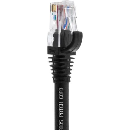 Imagem de Cabo de Rede Patch Cord Cat6 CCA 15 Metros Preto Lan Redes