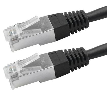 Imagem de Cabo de rede patch cord cat6 ftp 5m preto blindado