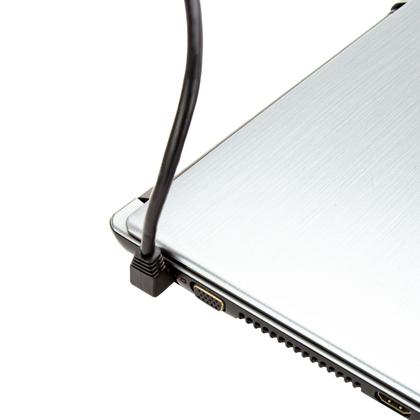 Imagem de Cabo de Rede Patch Cord Cat6 Plug 90 Graus para Cima