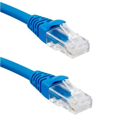 Imagem de Cabo de rede patch cord flexível rj-45 cat-6 2 metros azul - TOMATE